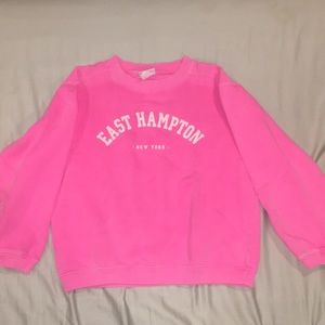 Pink East Hampton Kids Crewneck sweatshirt size LG